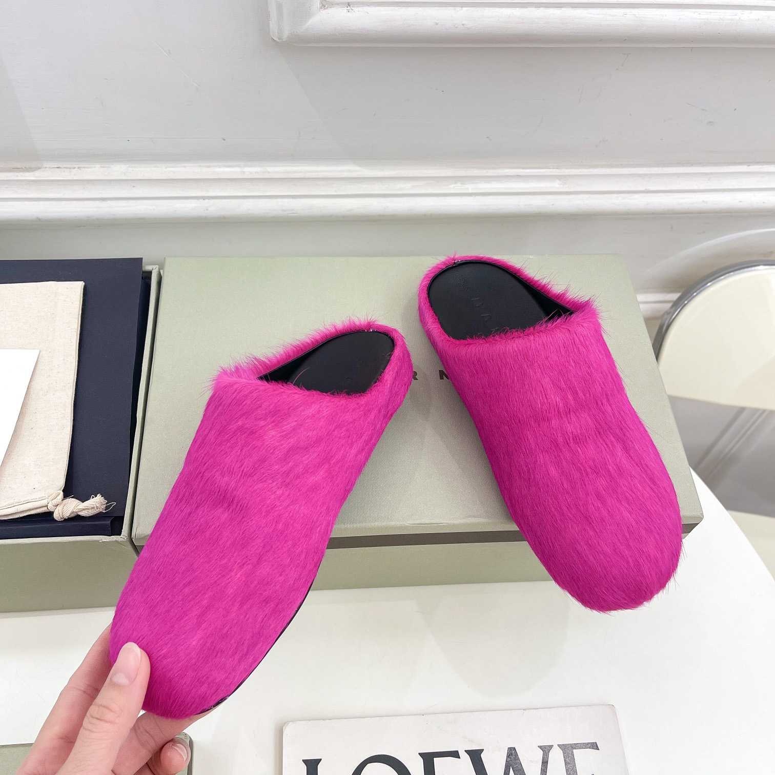 Marni Fussbett Slip-On Flat Mules - 