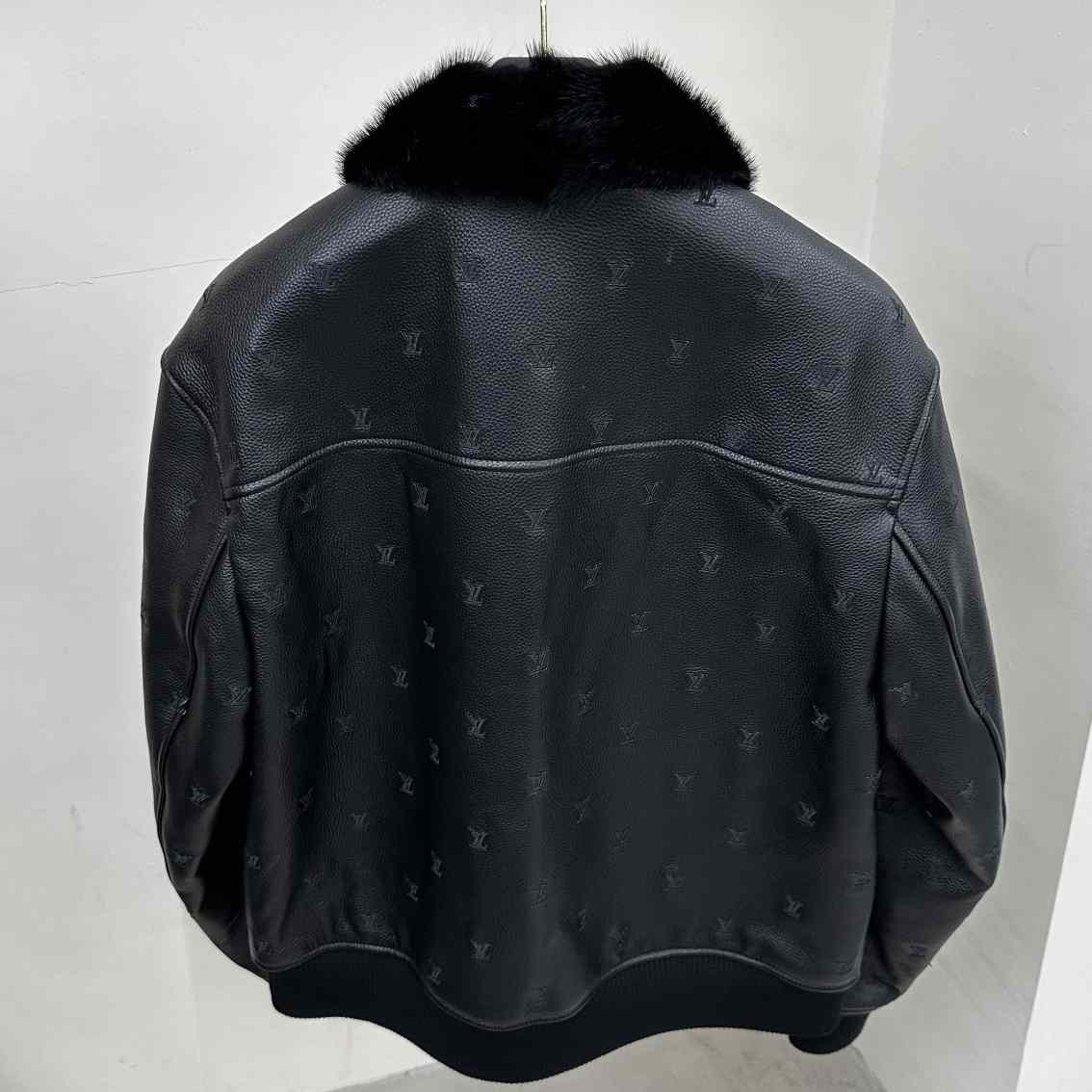 Louis Vuitton Leather Aviator Mink Collar    1AFIPA - 