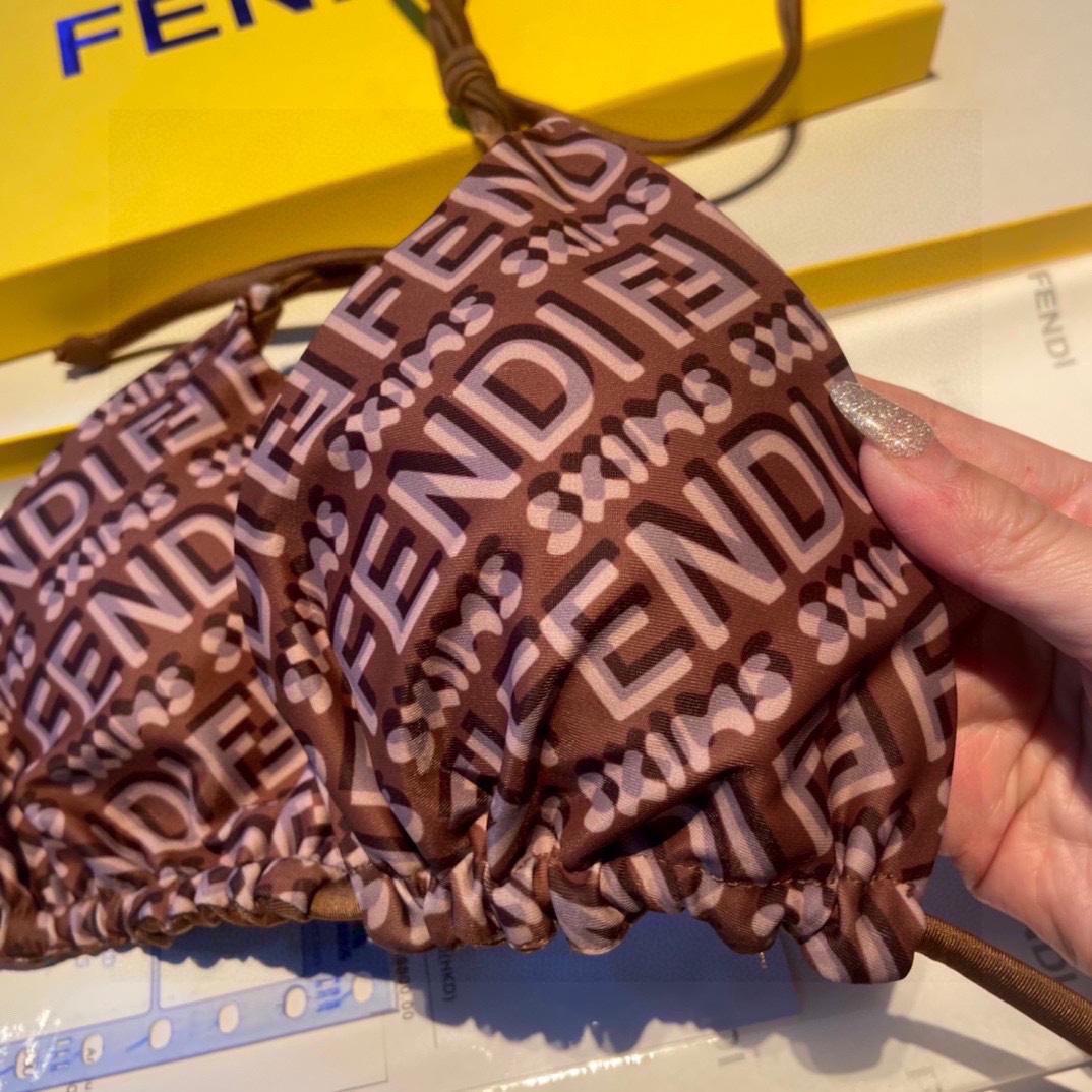 Fendi Logo Two-Pieces Bikini - 