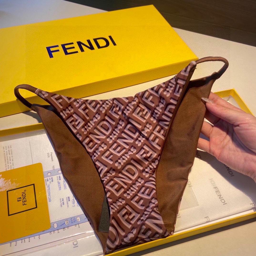 Fendi Logo Two-Pieces Bikini - 