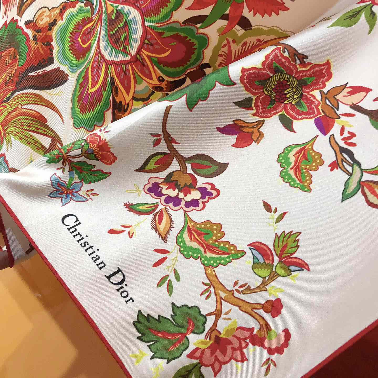Dior Albero Della  Vita 90 Square Scarf  - DesignerGu