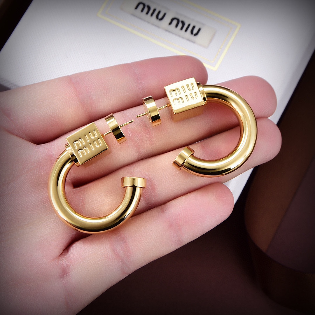 Miu Miu Metal Earrings - 