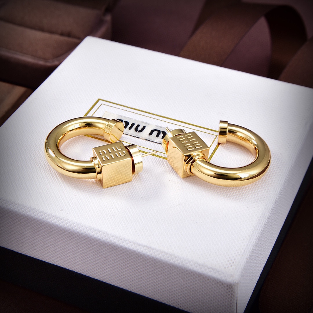 Miu Miu Metal Earrings - 