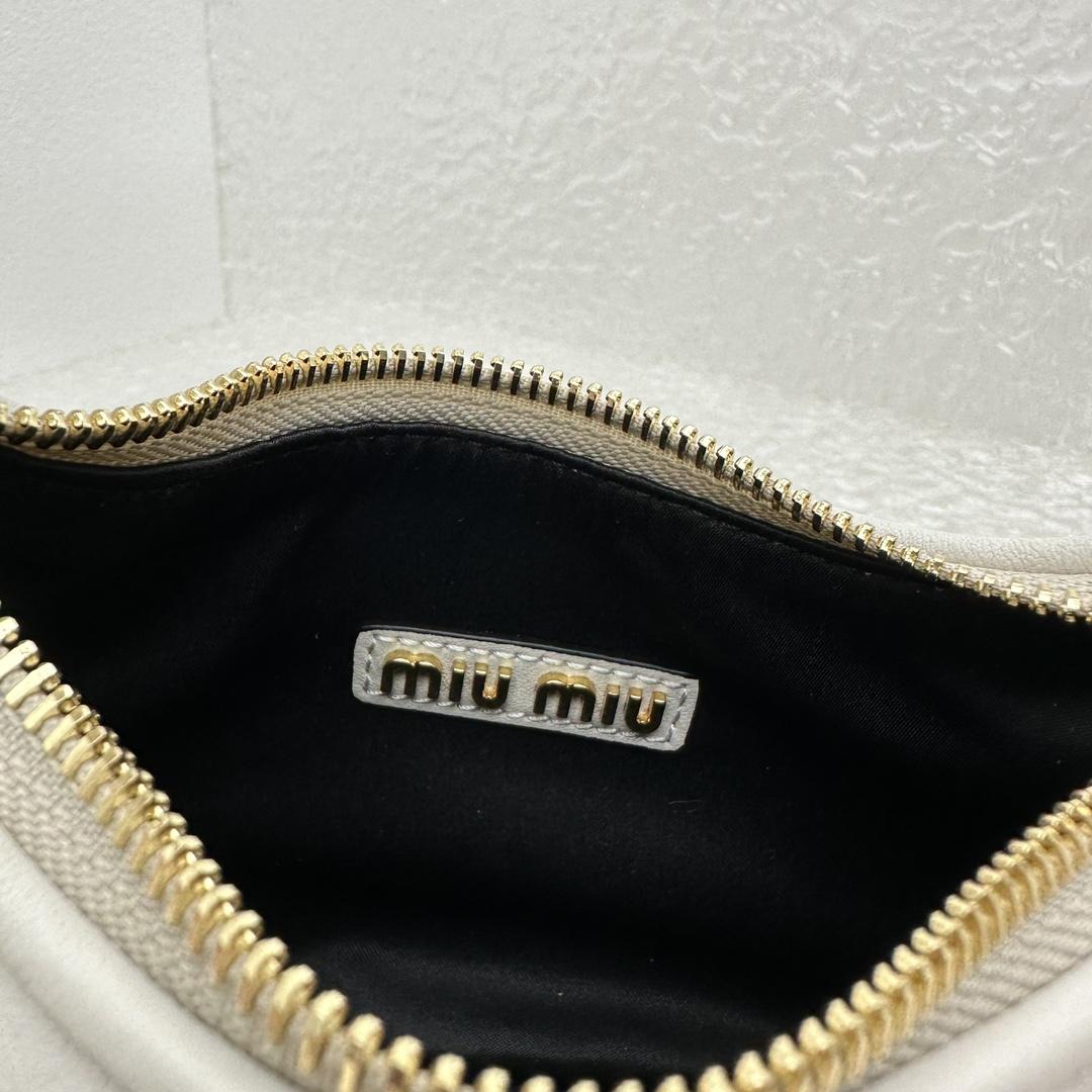 Miu Miu Leather Hobo Bag - 