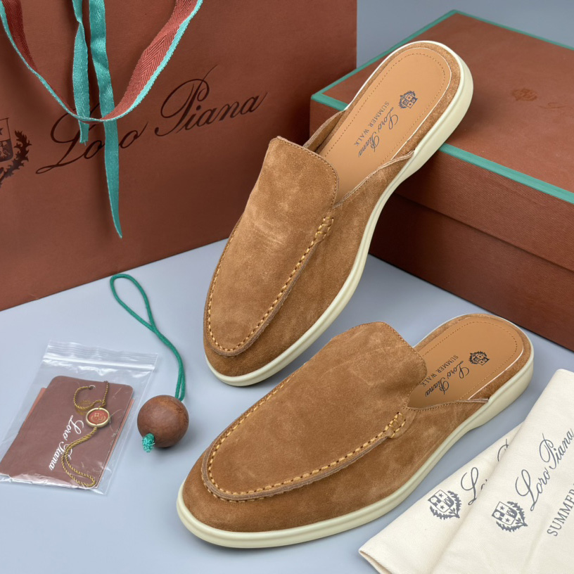 Loro Piana Babouche Walk Loafers - 