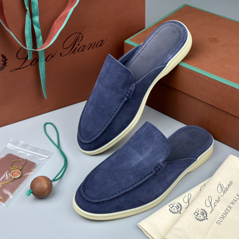 Loro Piana Babouche Walk Loafers - 