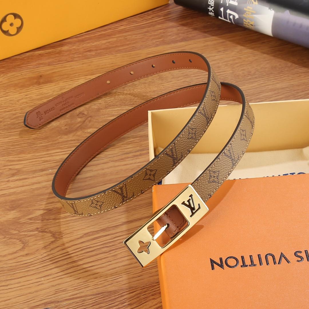 Louis Vuitton LV Duo 18MM Reversible Belt    M8369W - 