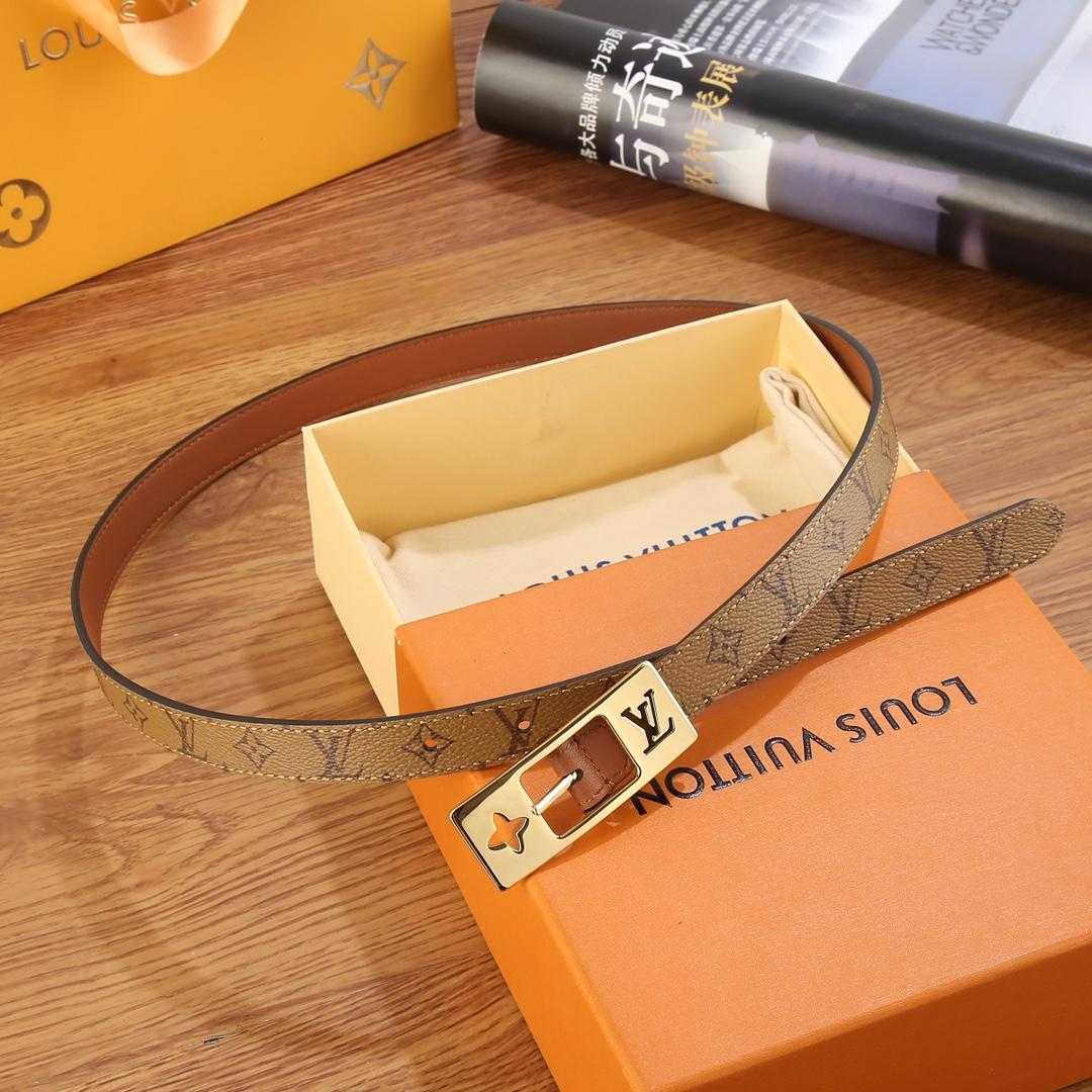 Louis Vuitton LV Duo 18MM Reversible Belt    M8369W - 