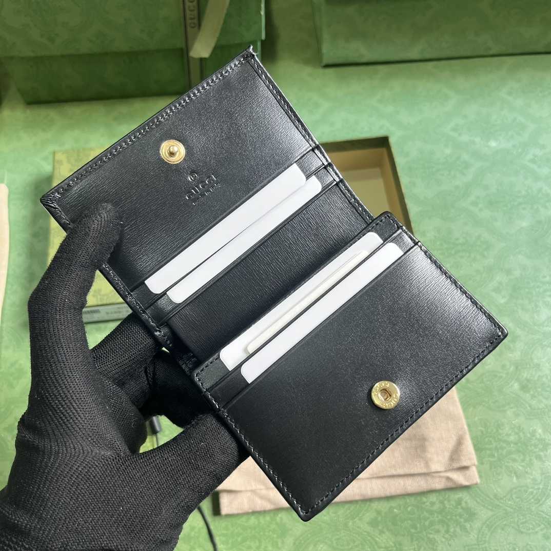 Gucci Horsebit 1955 Card Case Wallet - 