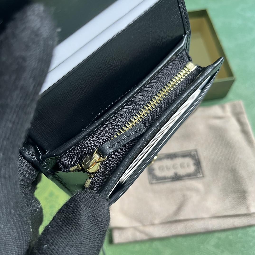 Gucci Horsebit 1955 Card Case Wallet - 