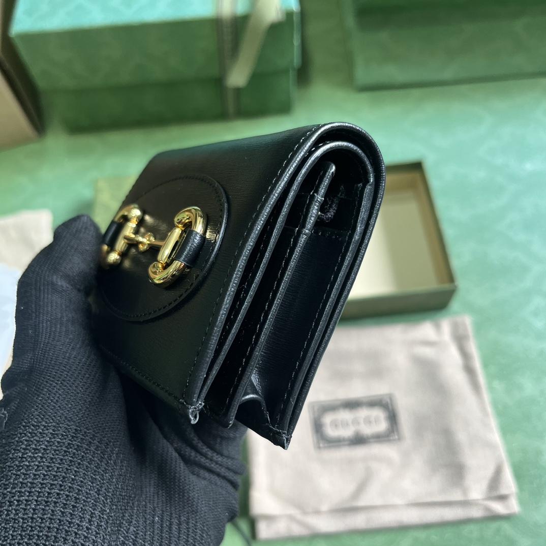 Gucci Horsebit 1955 Card Case Wallet - 