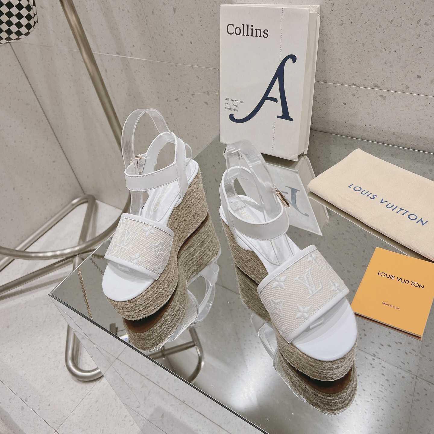 Louis Vuitton Starboard Wedge Sandal   - 