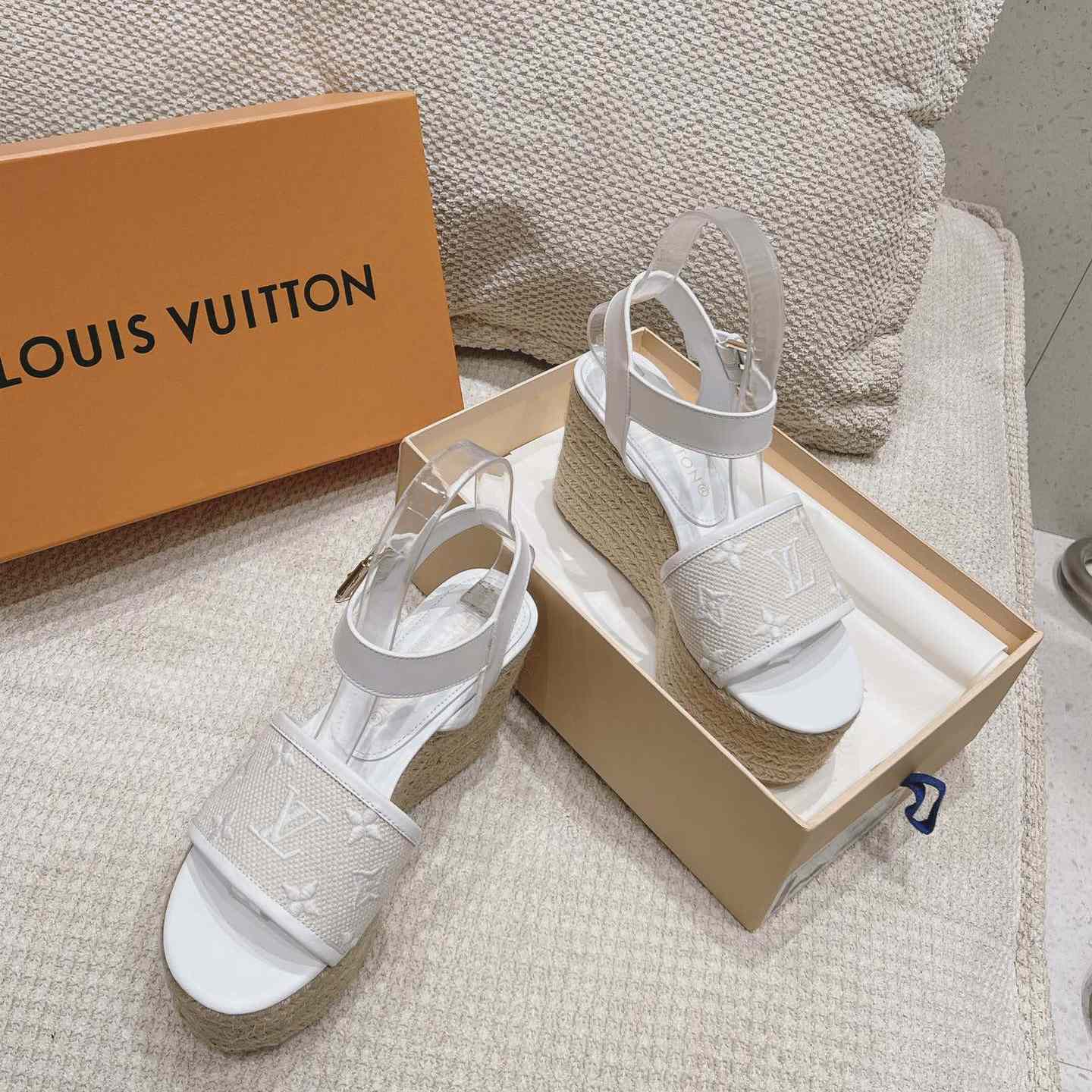 Louis Vuitton Starboard Wedge Sandal   - 