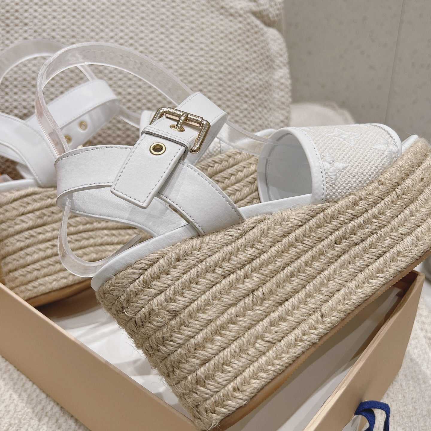 Louis Vuitton Starboard Wedge Sandal   - 