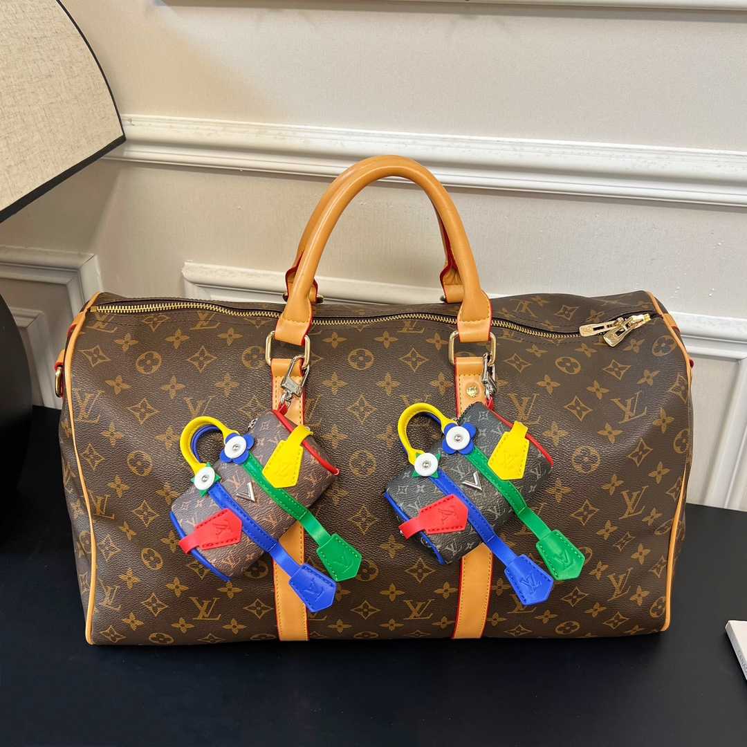 Louis Vuitton Mister Keepall Key Holder And Bag Charm    - 