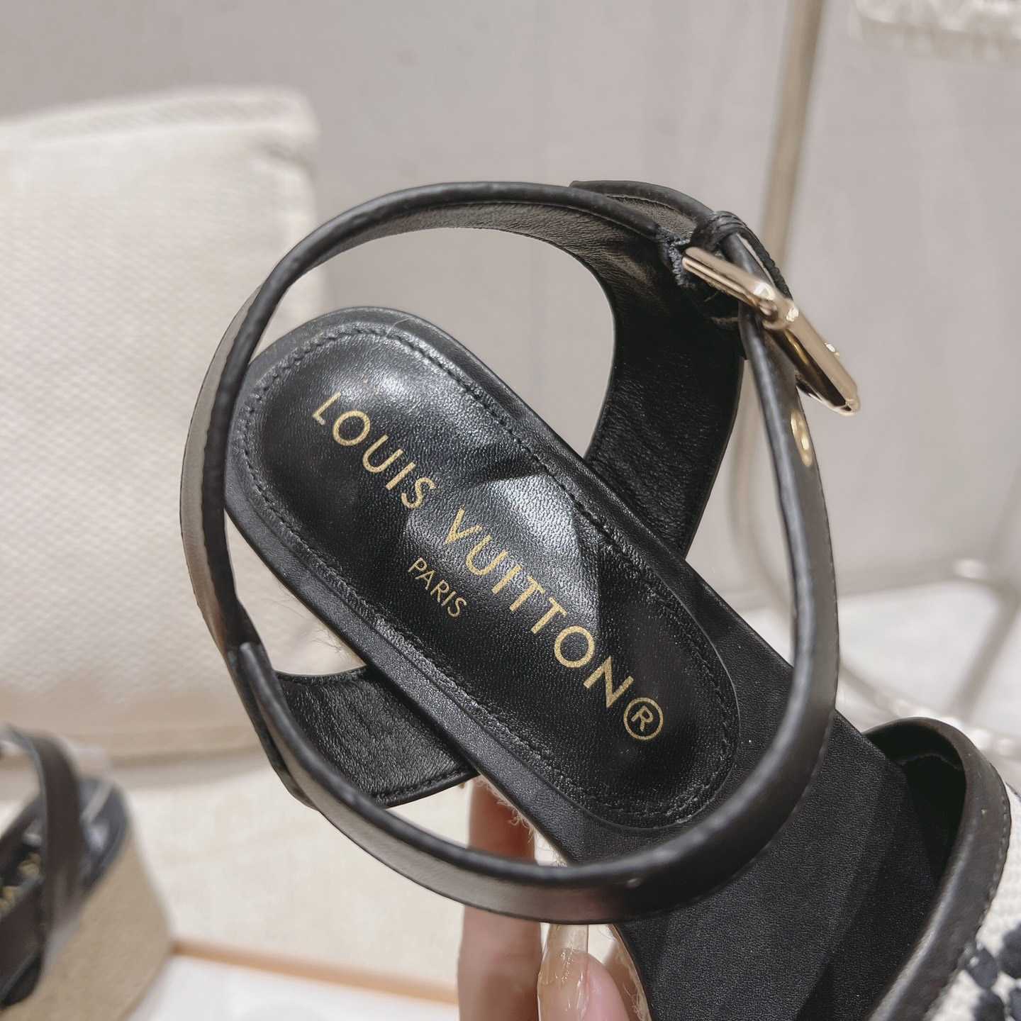 Louis Vuitton Starboard Wedge Sandal   - 