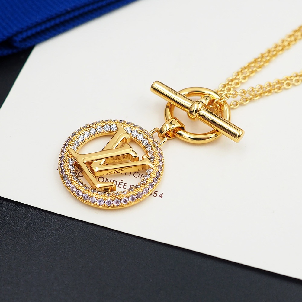 Louis Vuitton Louise Tresor Necklace   M01512 - 