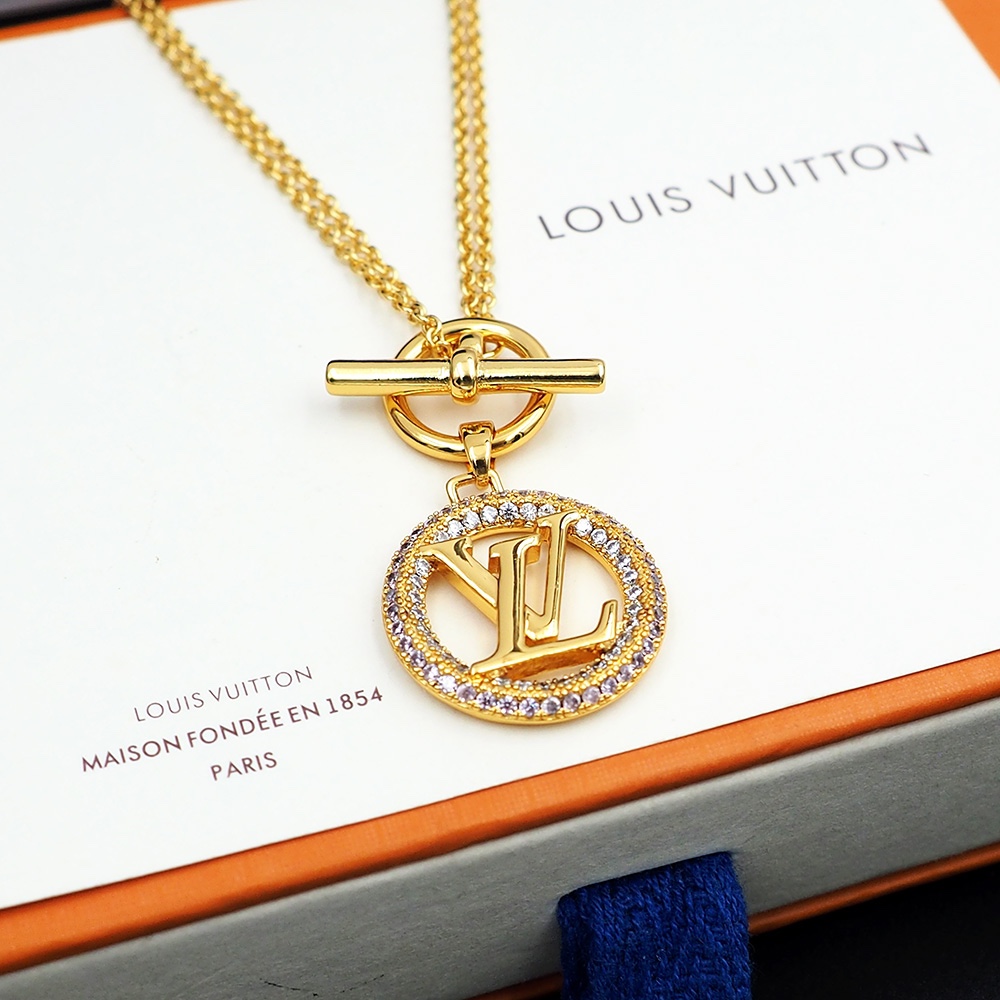 Louis Vuitton Louise Tresor Necklace   M01512 - 