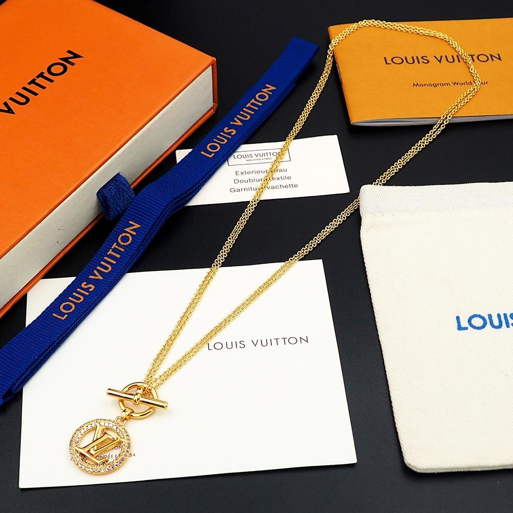 Louis Vuitton Louise Tresor Necklace   M01512 - 