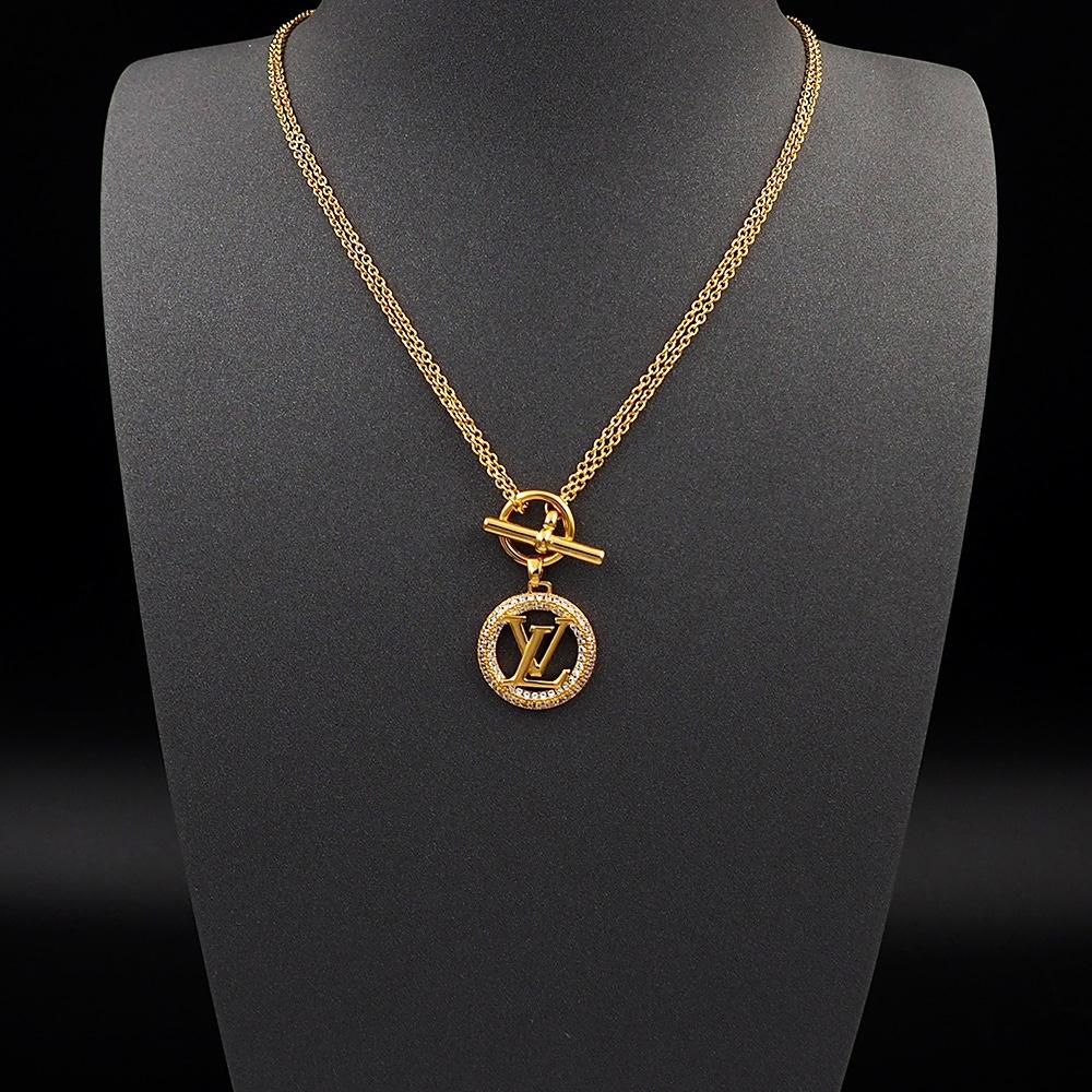 Louis Vuitton Louise Tresor Necklace   M01512 - 