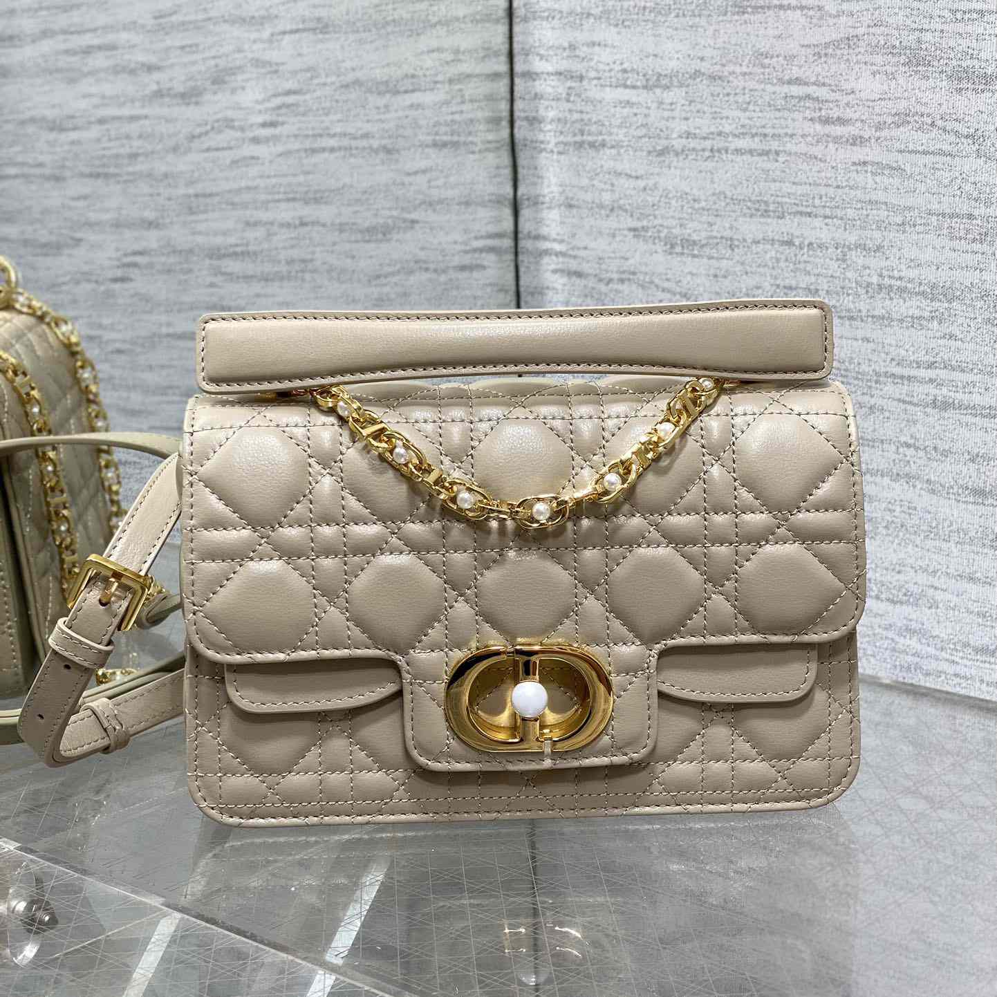 Dior Small Dior Jolie Top Handle Bag - 