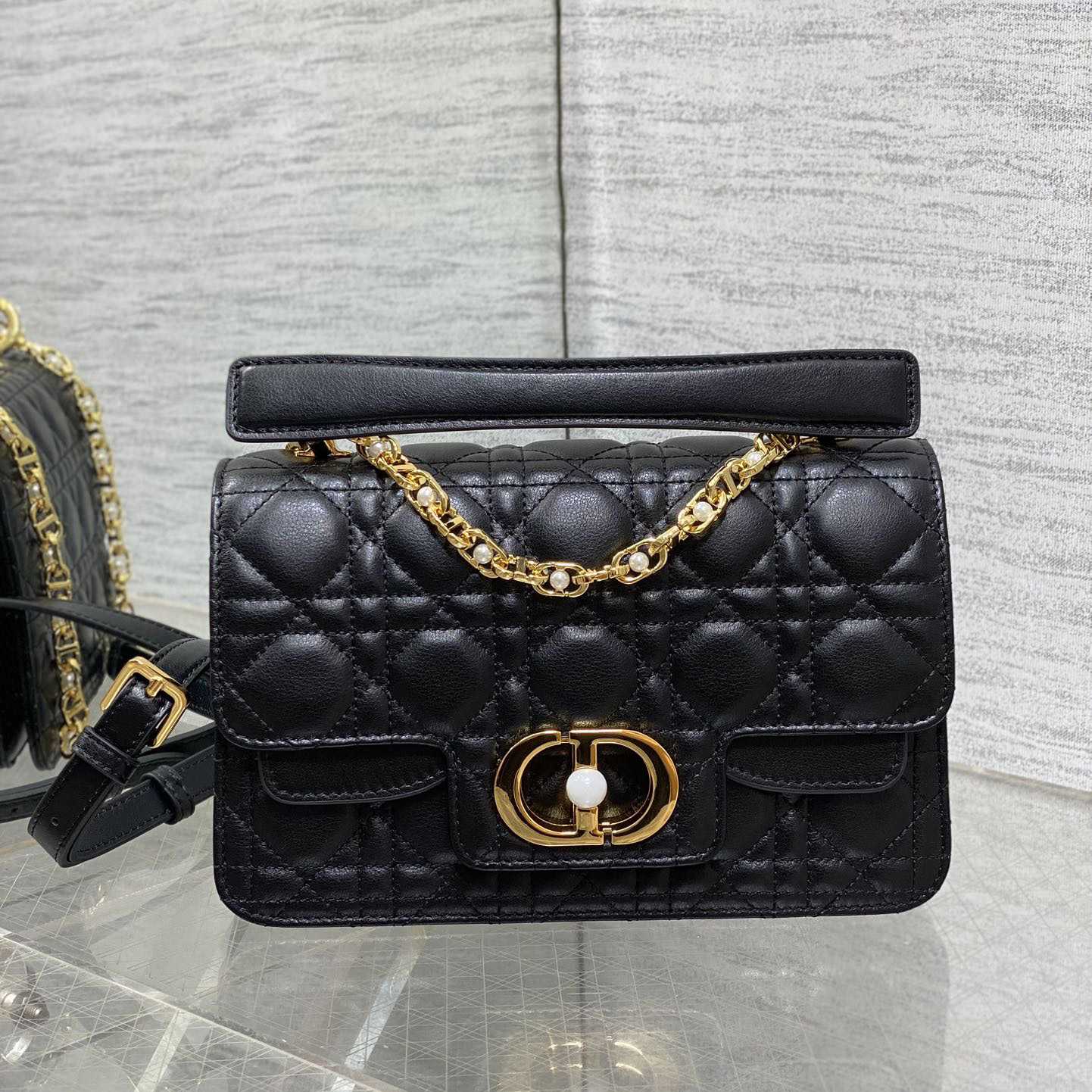 Dior Small Dior Jolie Top Handle Bag - 