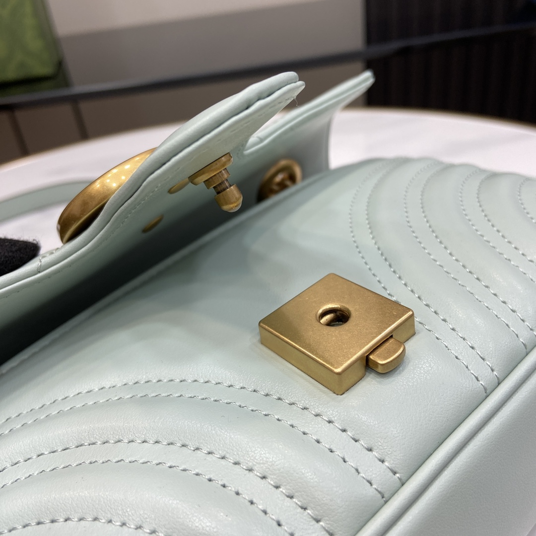 Gucci GG Marmont Matelassé Mini Bag - DesignerGu