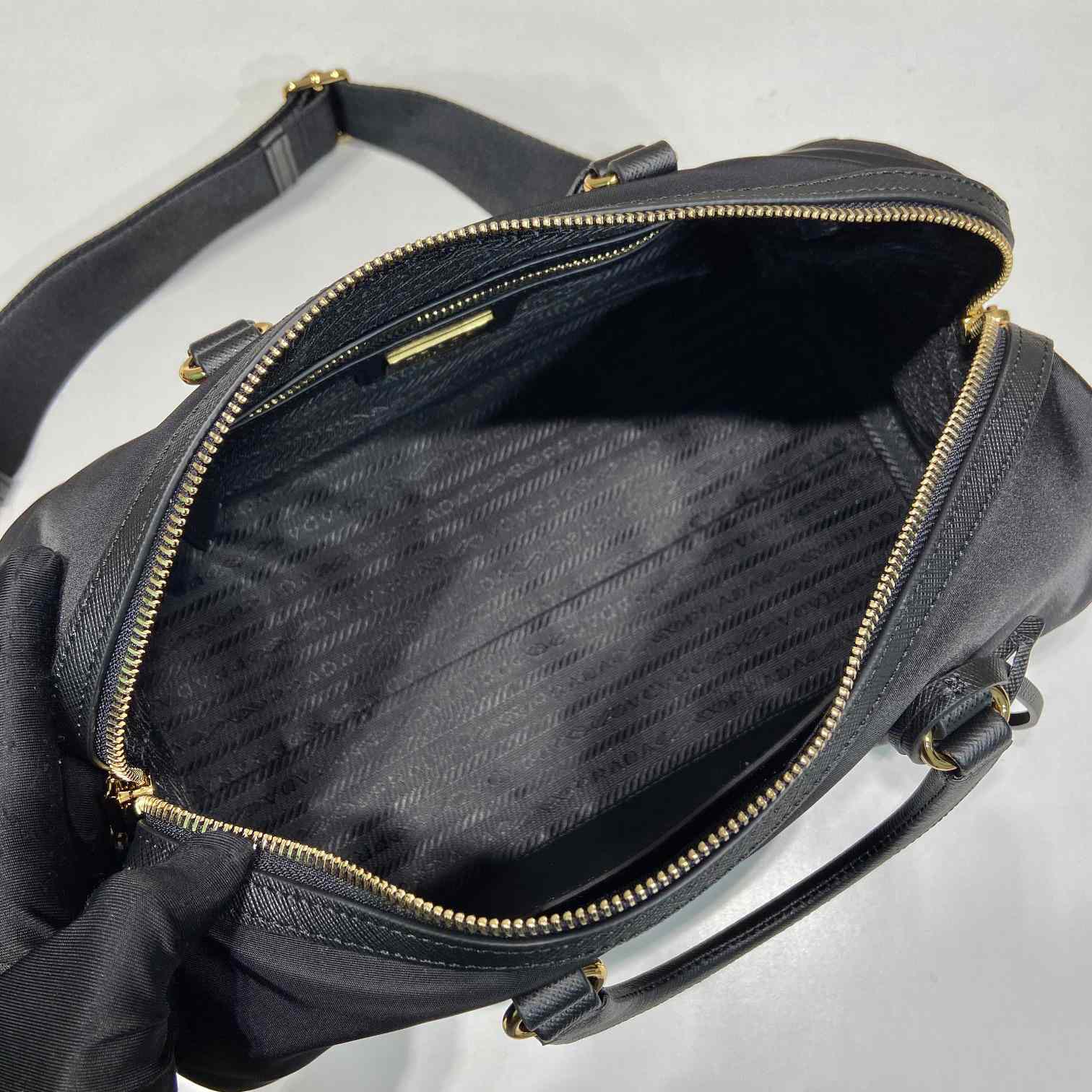 Prada Re-Edition 1978 Medium Re-Nylon And Saffiano Leather Top-handle Bag - 