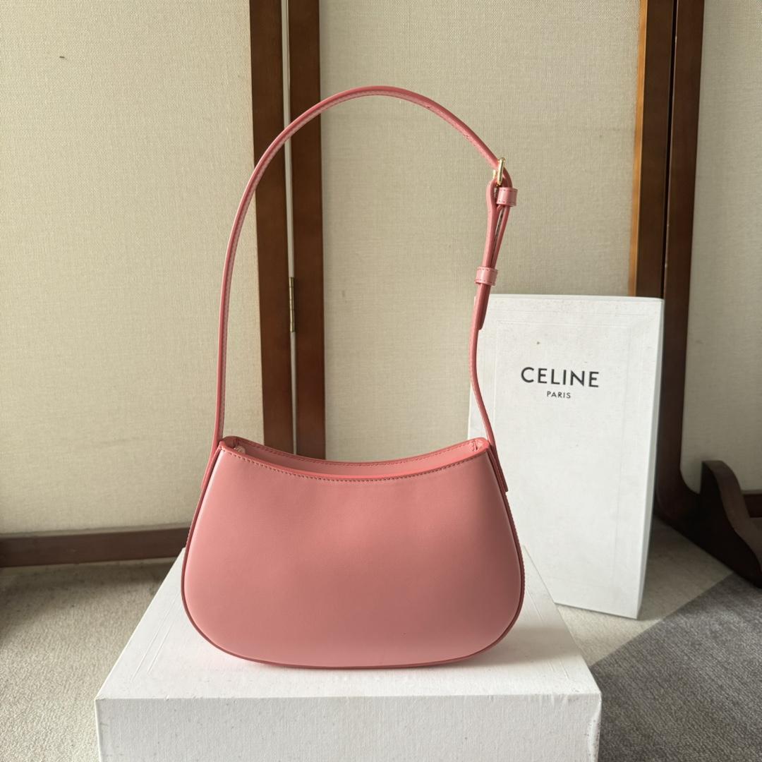 Celine Medium Tilly Bag In Shiny Calfskin  - 