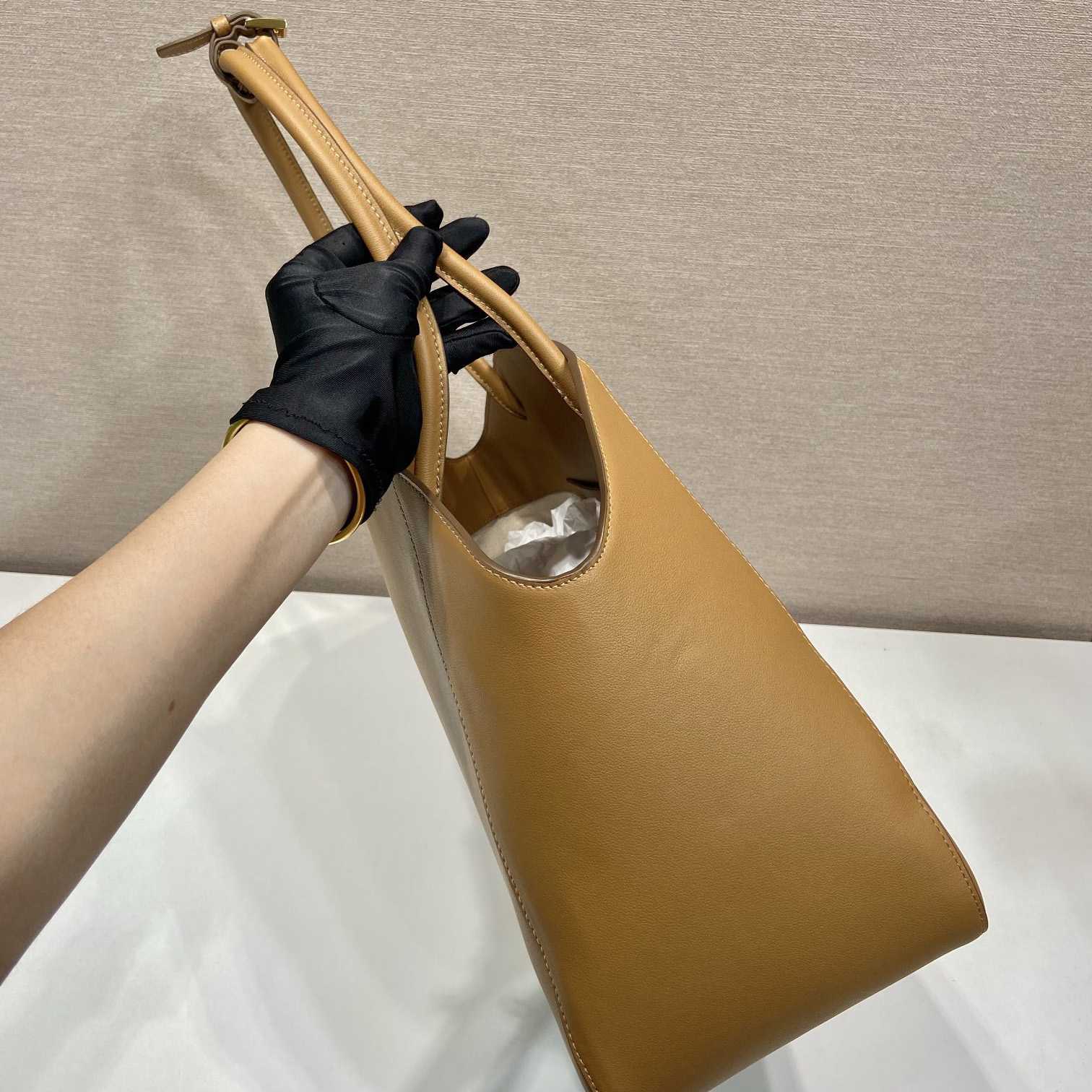 Prada Large Leather Tote Bag - 