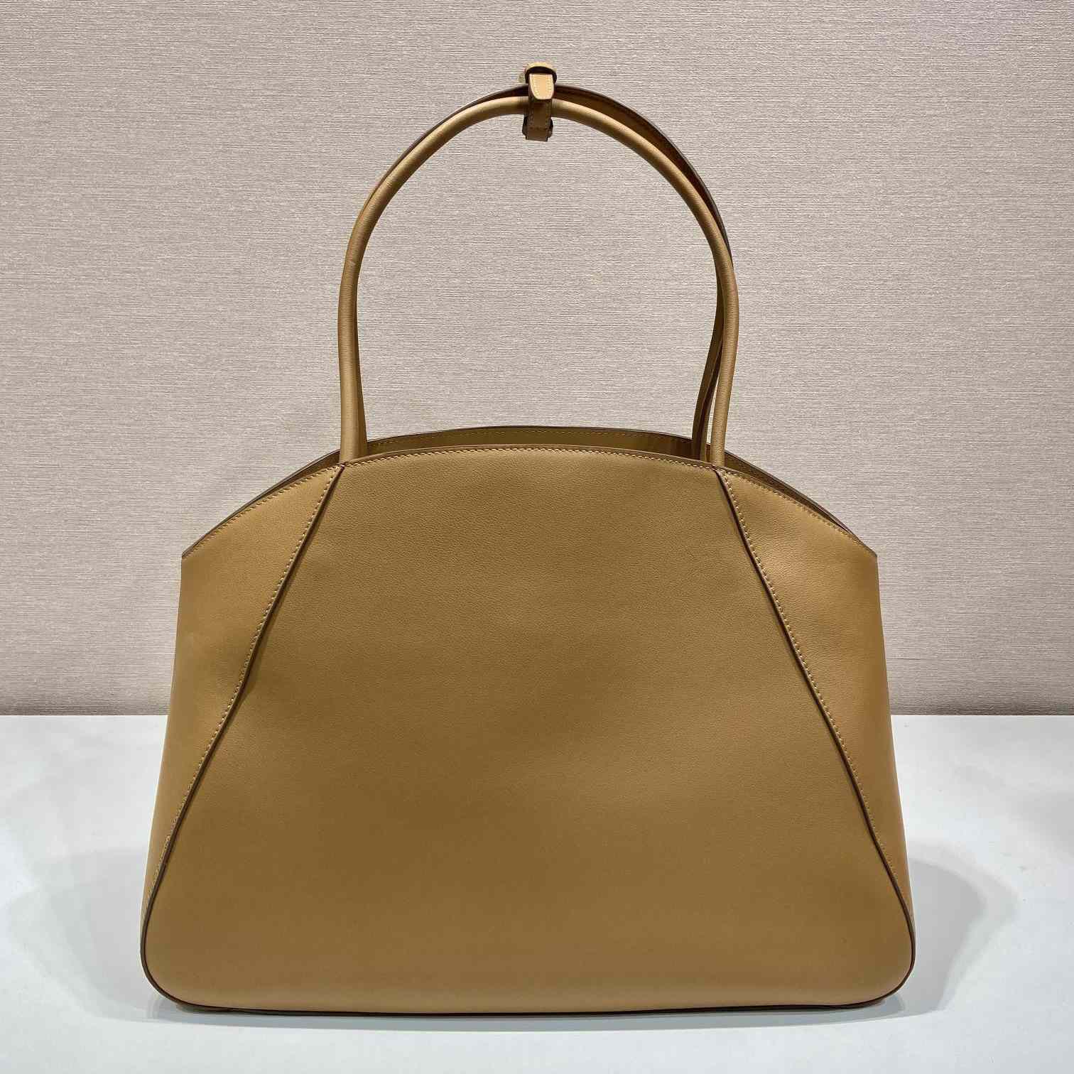 Prada Large Leather Tote Bag - 