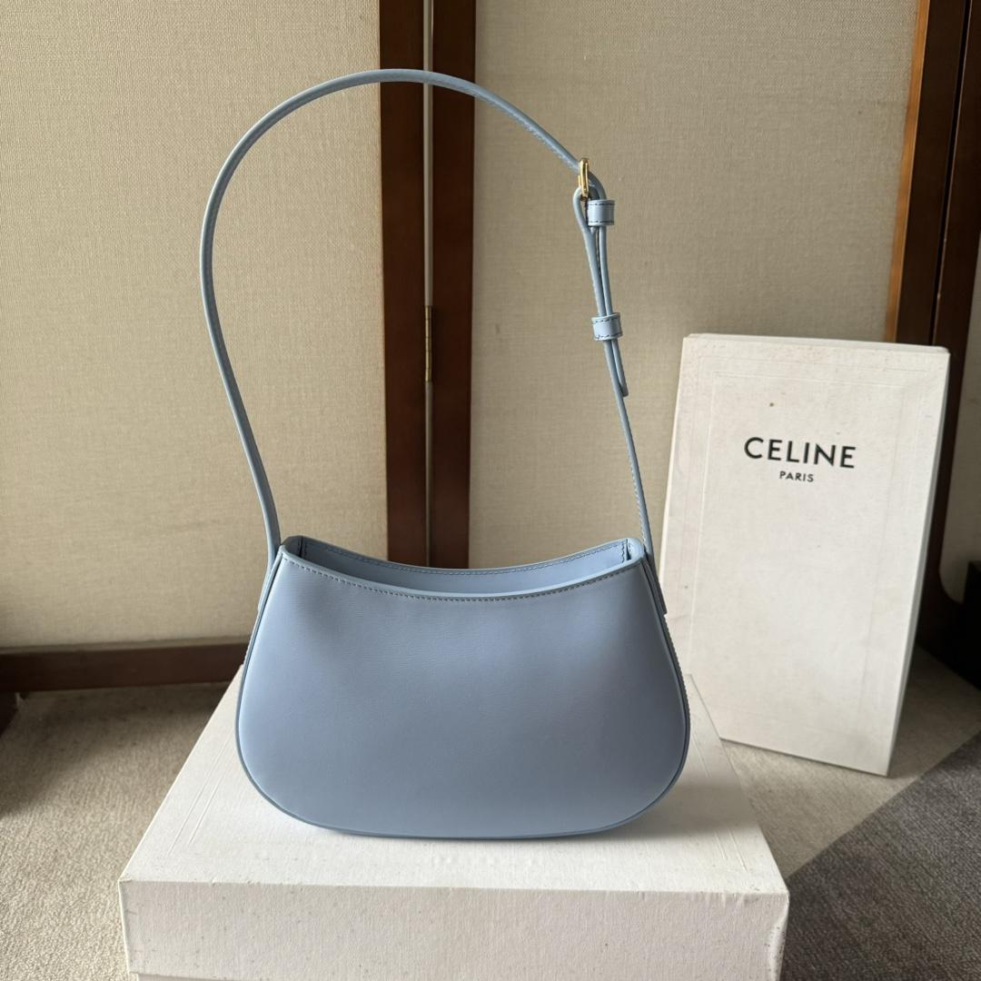 Celine Medium Tilly Bag In Shiny Calfskin  - 