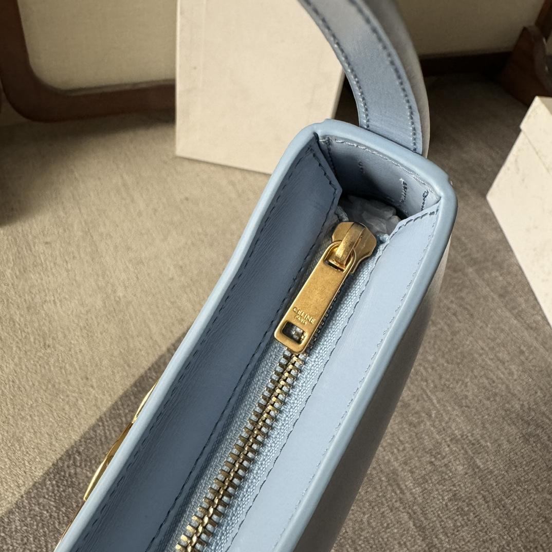 Celine Medium Tilly Bag In Shiny Calfskin  - 