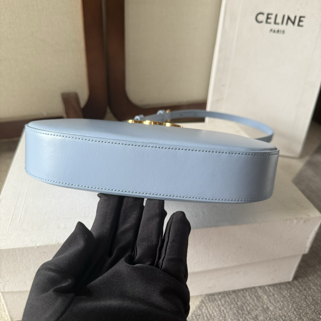Celine Medium Tilly Bag In Shiny Calfskin  - 