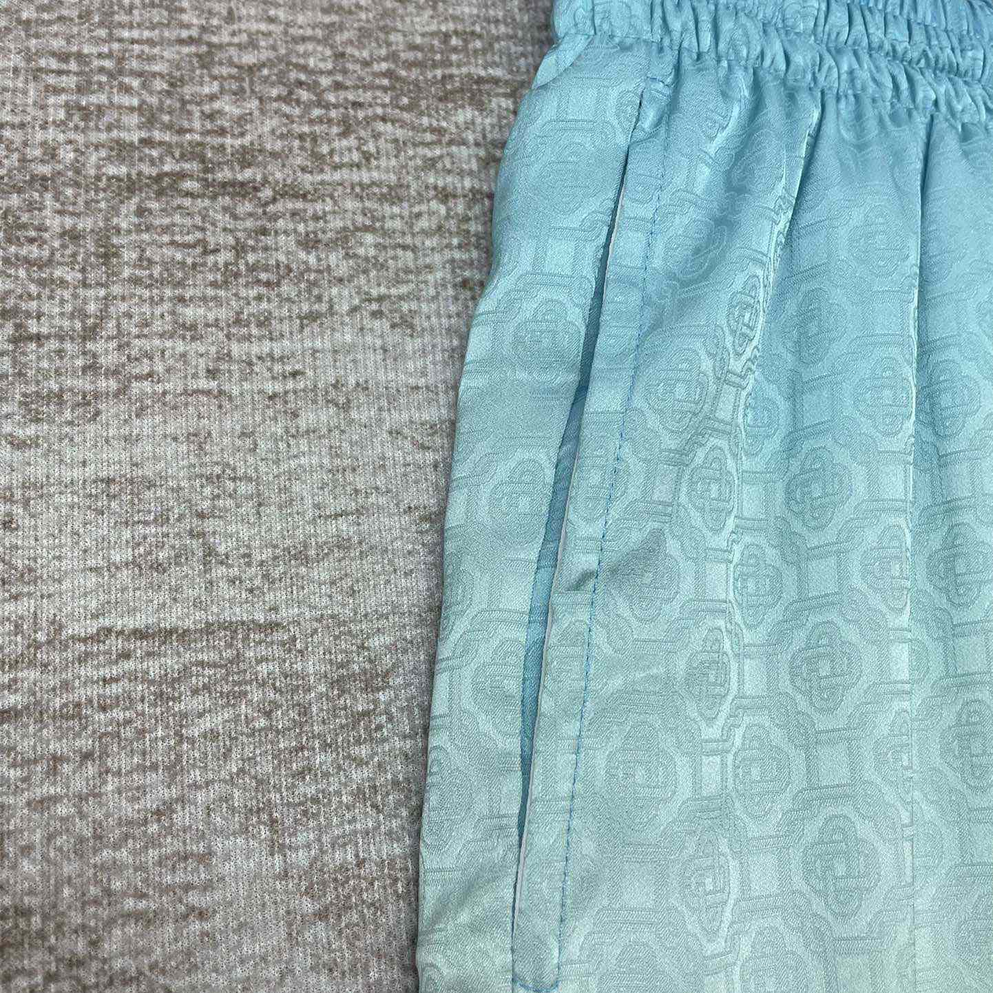 Casablanca Logo Drawstring Silk Shorts    C2003 - 