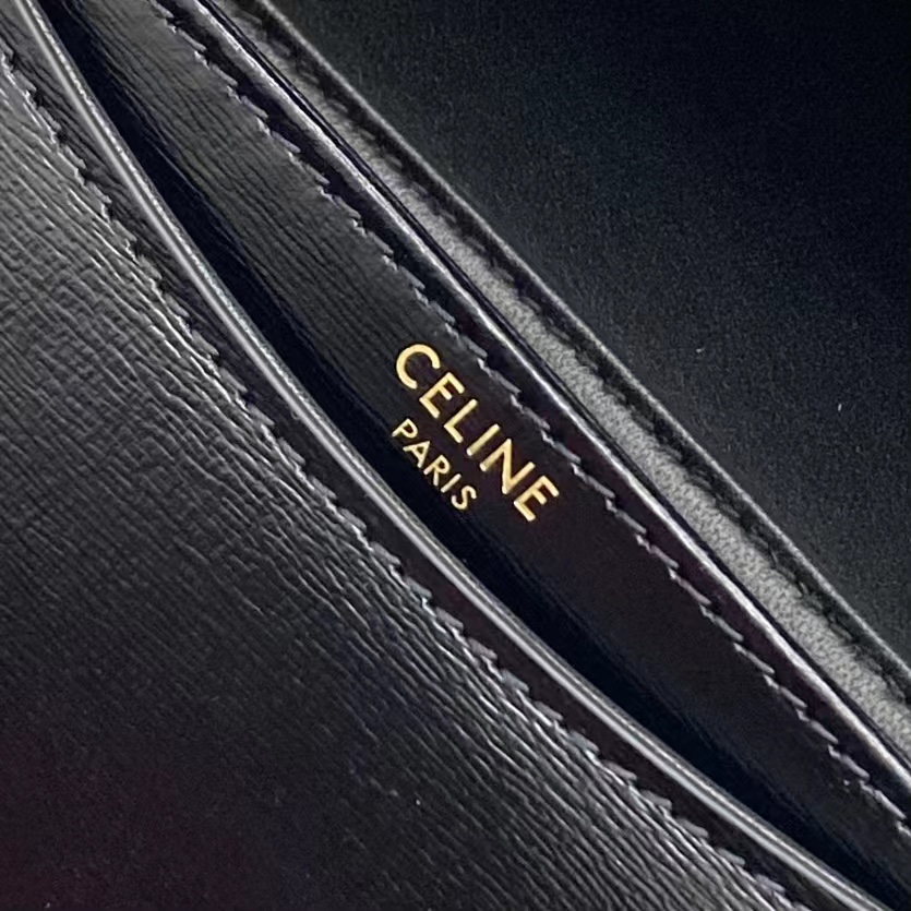 Celine Mini Besace Clea In Shiny Calfskin - 