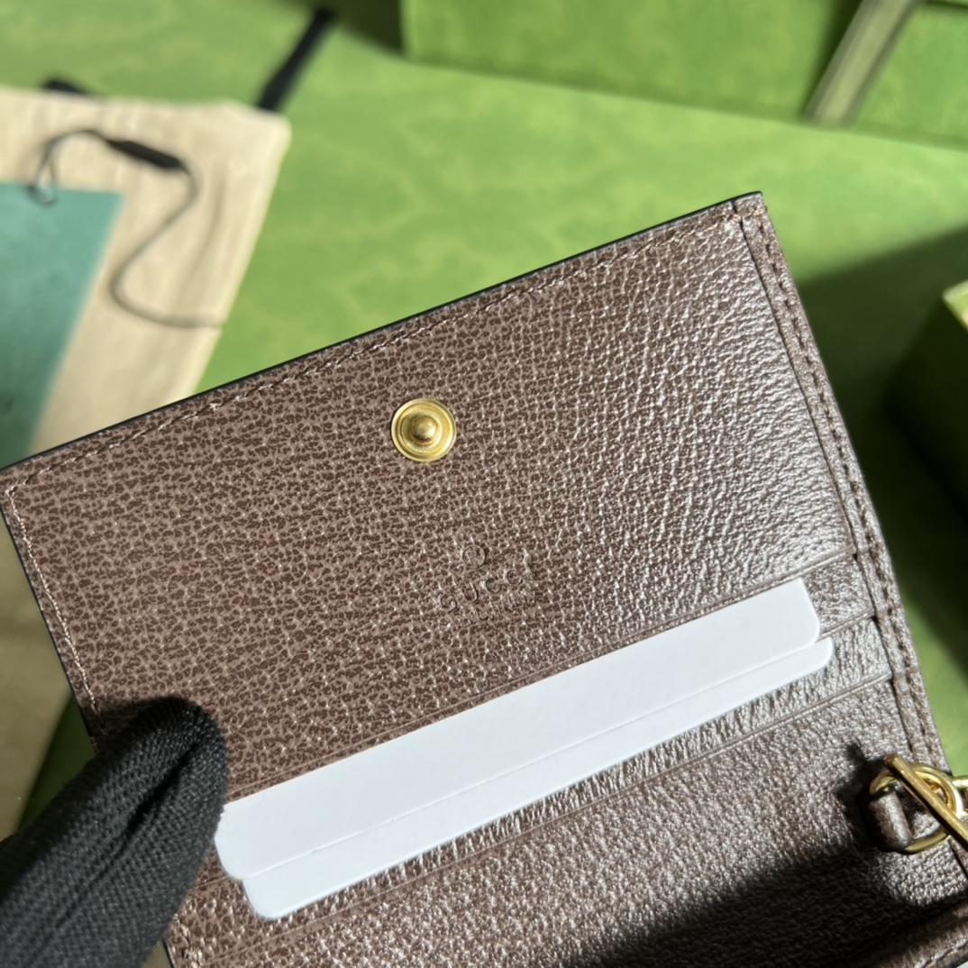 Gucci Ophidia GG Supreme Leather Wallet (11*8.5*3cm)  625711 - 