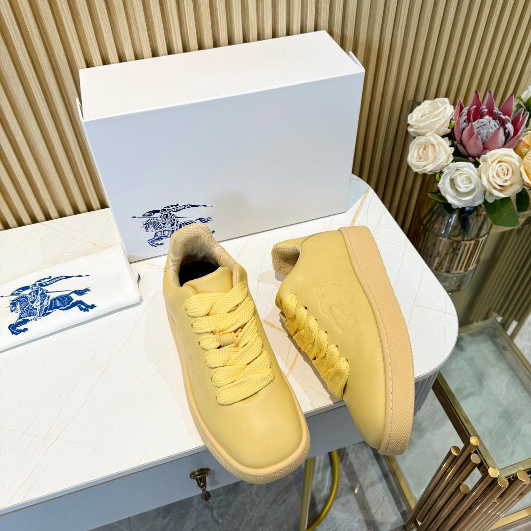 Burberry Leather Box Sneakers - 