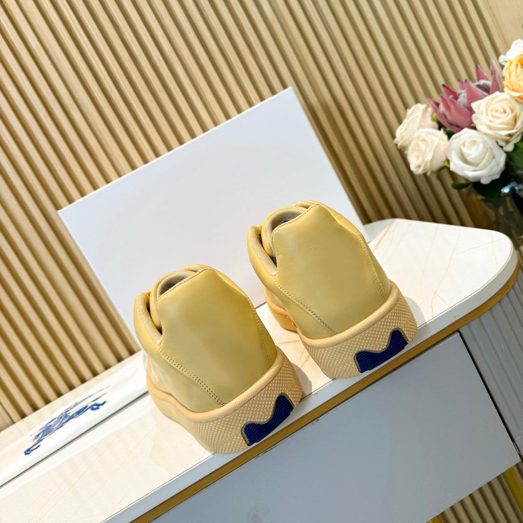 Burberry Leather Box Sneakers - 