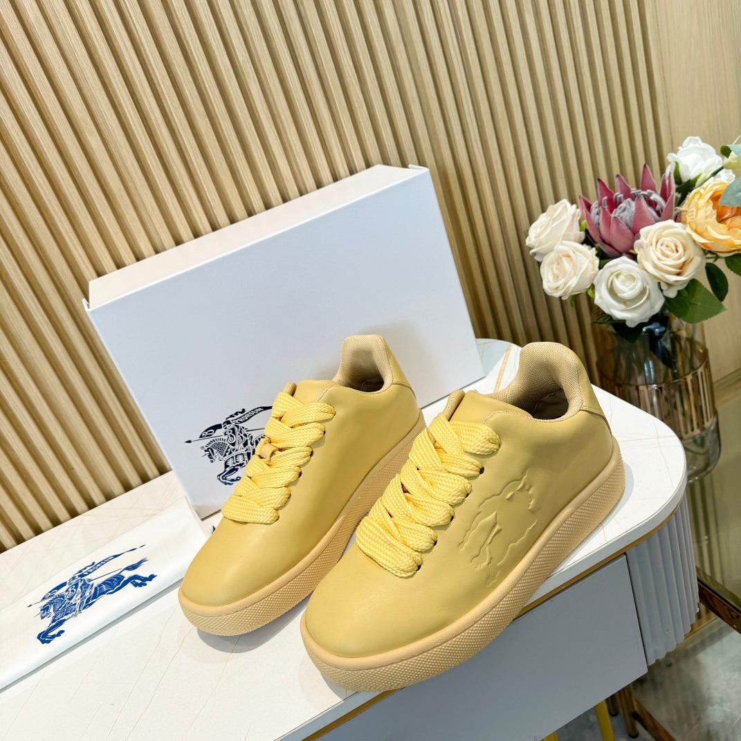 Burberry Leather Box Sneakers - 