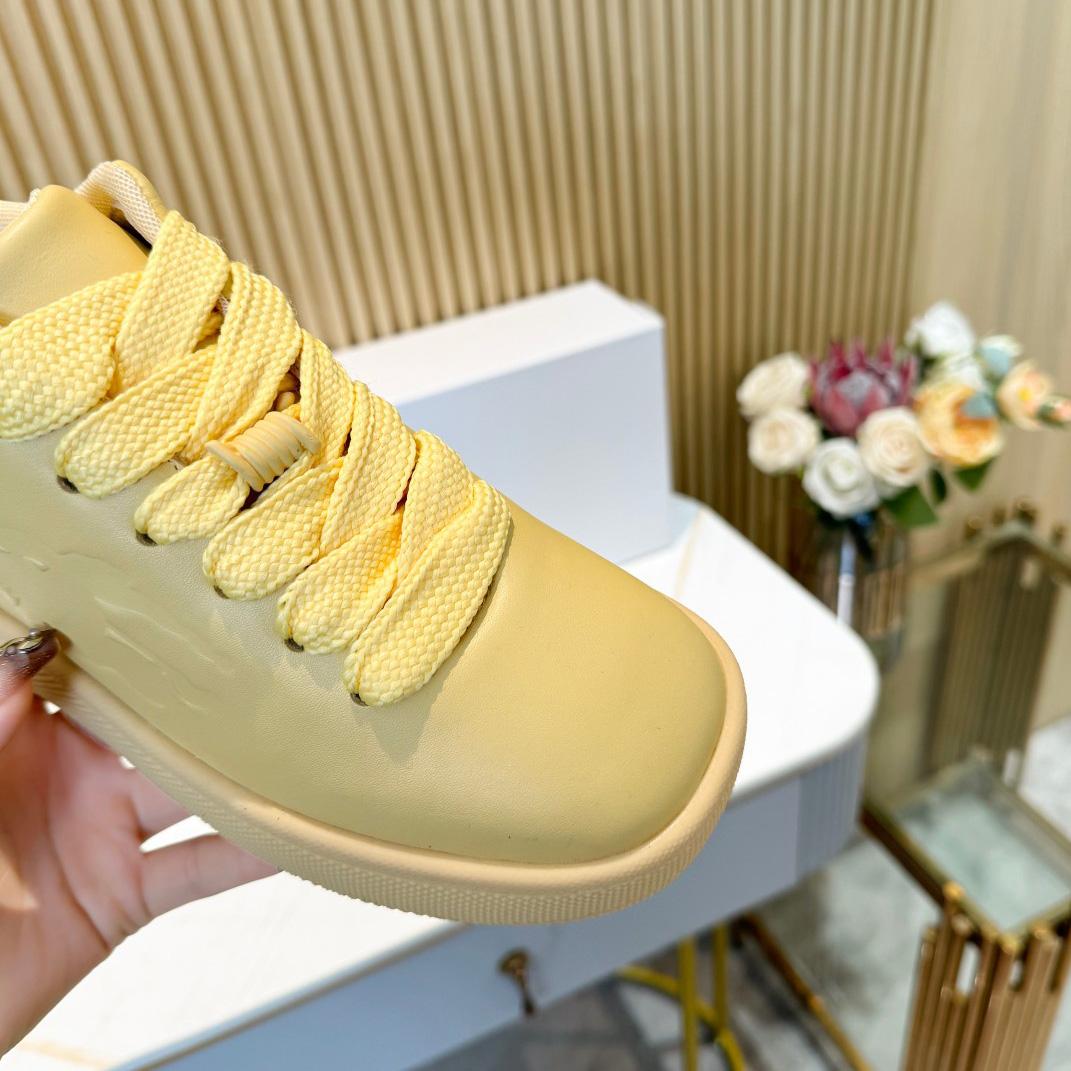 Burberry Leather Box Sneakers - 
