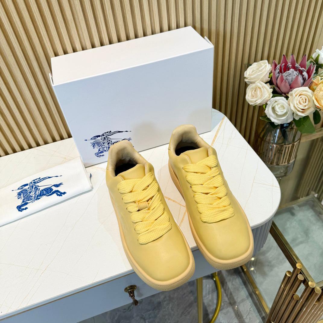 Burberry Leather Box Sneakers - 