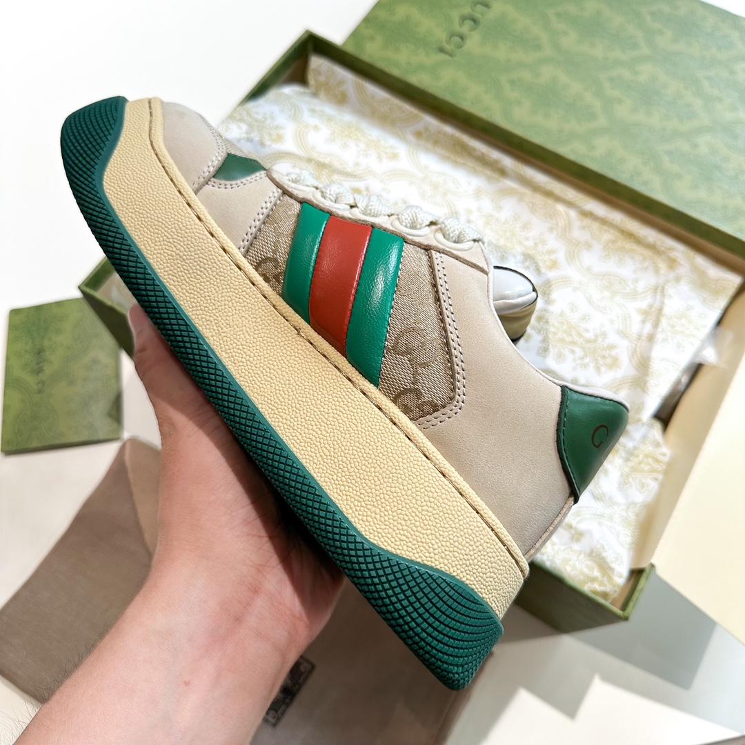 Gucci Screener Trainer With Web - DesignerGu