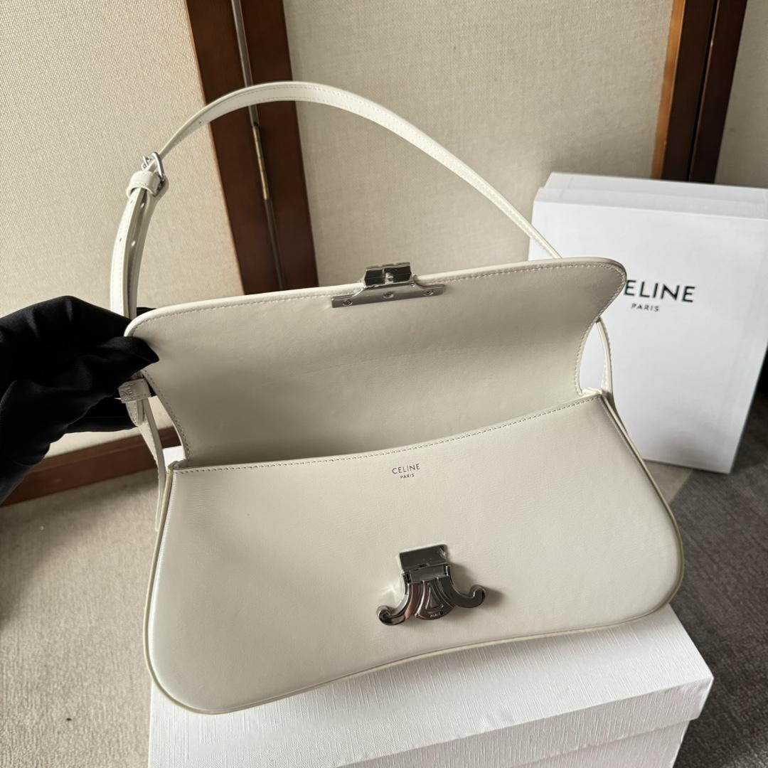 Celine Medium Celine Lola Bag In Shiny Calfskin - 