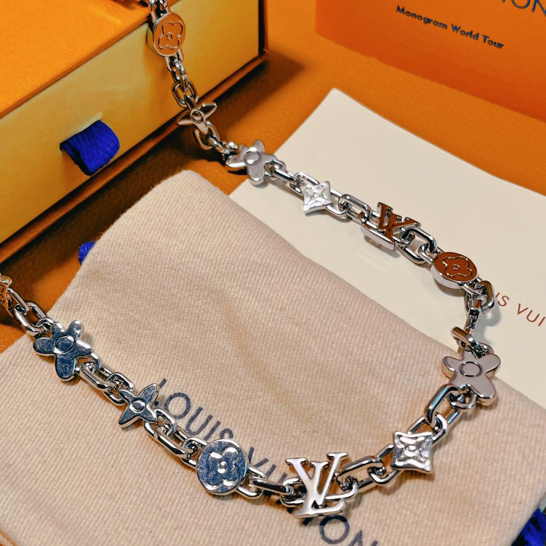 Louis Vuitton Monogram Craggy Necklace  M01880 - 