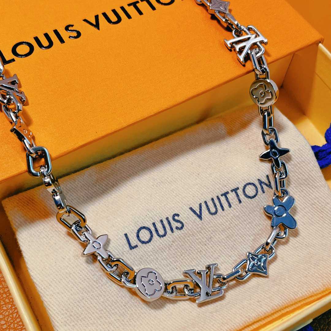 Louis Vuitton Monogram Craggy Necklace  M01880 - 