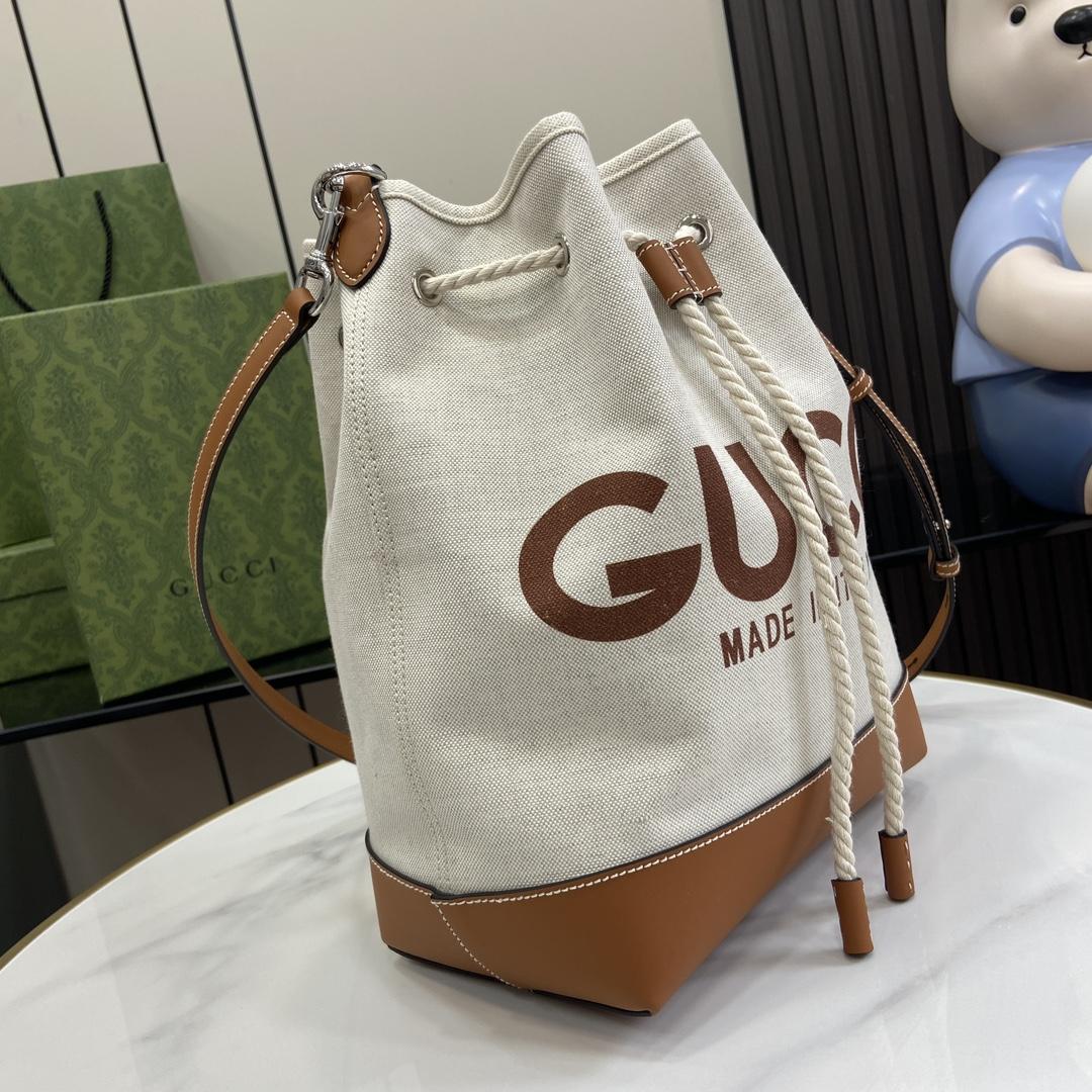 Gucci Small Shoulder Bag With Gucci Print - 