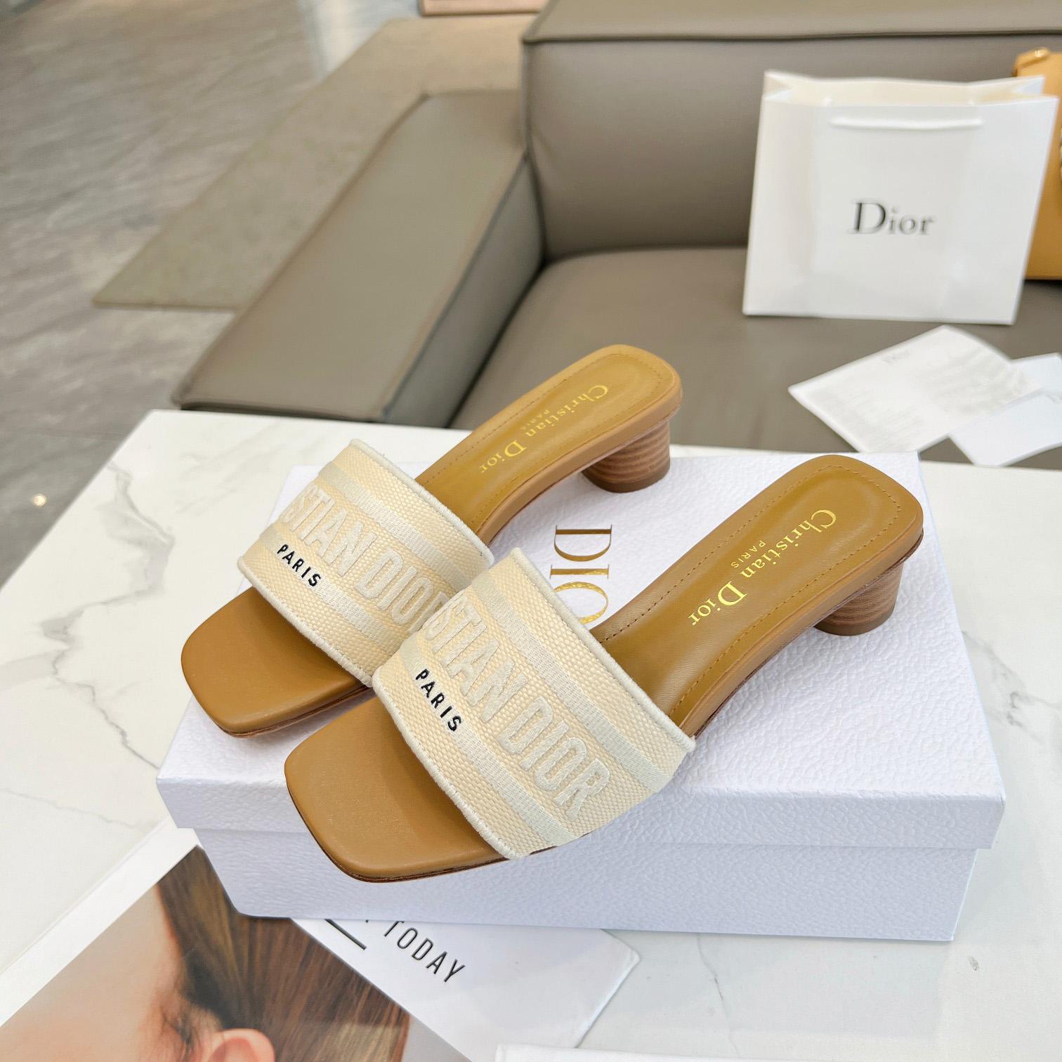 Dior Dioriviera Dway Heeled Slide - 