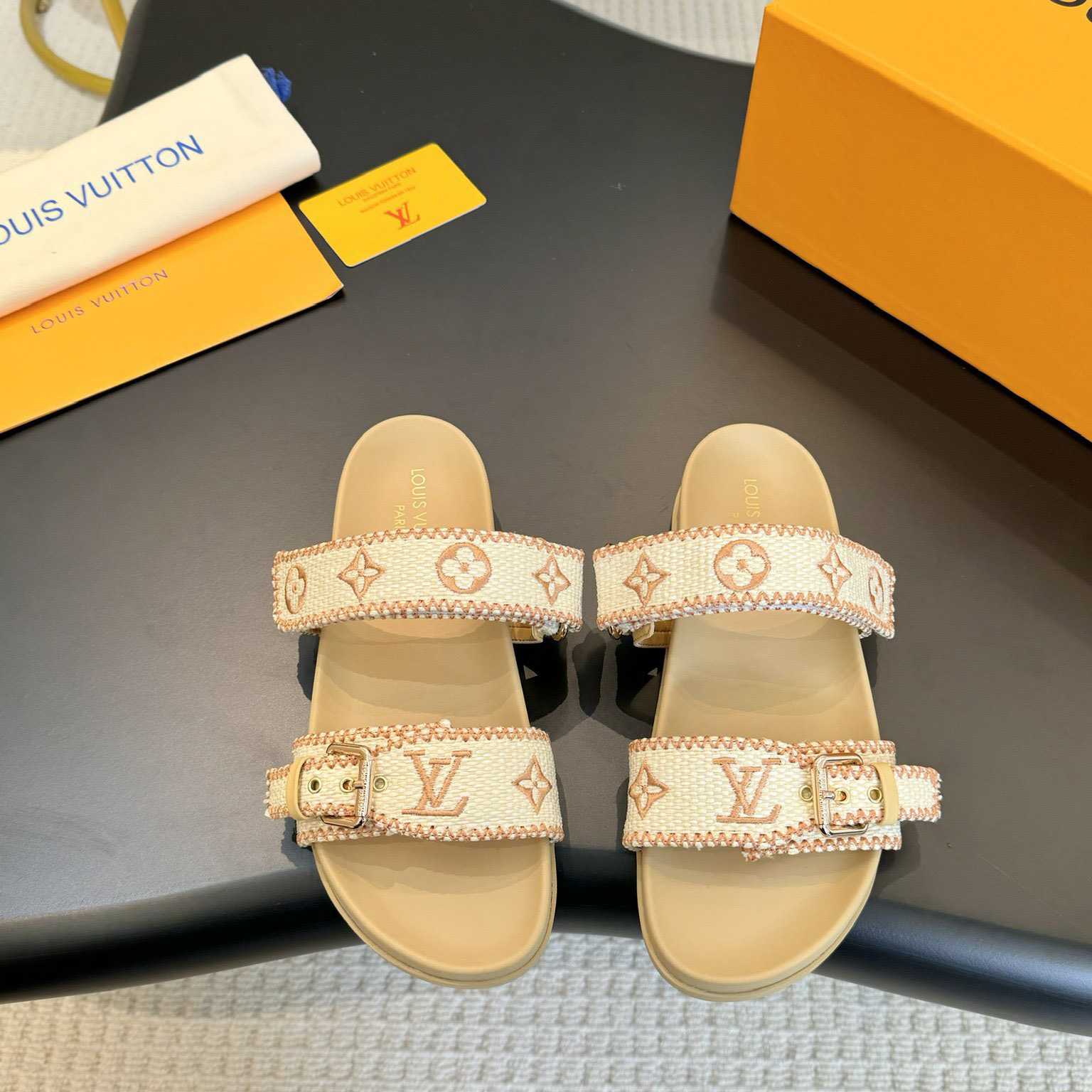 Louis Vuitton Bom Dia Flat Comfort Mule   - 