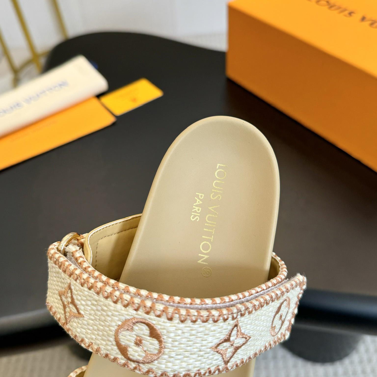 Louis Vuitton Bom Dia Flat Comfort Mule   - 